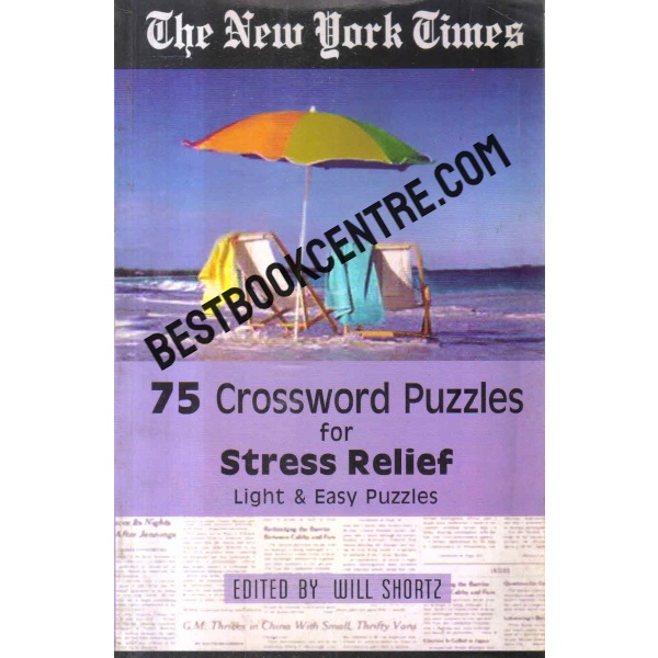 75 crossword puzzles for stress relief light and easy puzzles