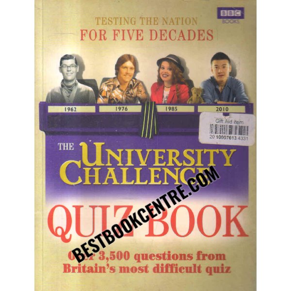 the university challenge quiz book