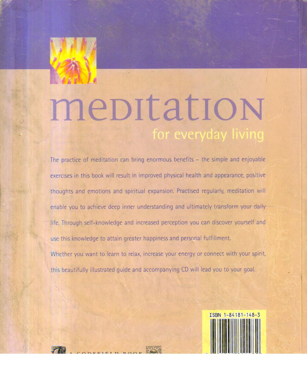 Meditation for Everyday Living.