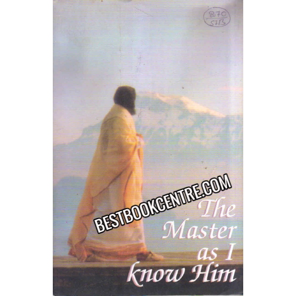 The Master As I Know Him 1st edition