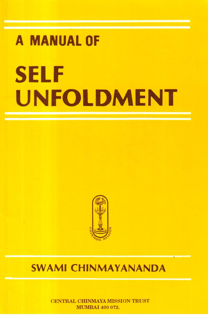 A Manual of Self Unfoldment.