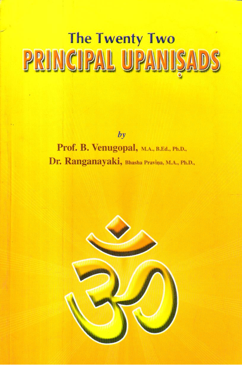 The Twenty Two Principal Upanisads 1st Edition