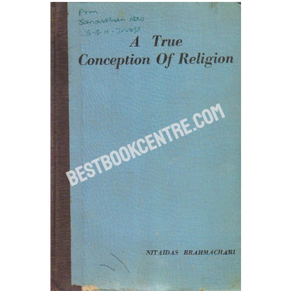 A True Conception of Religion 1st edition