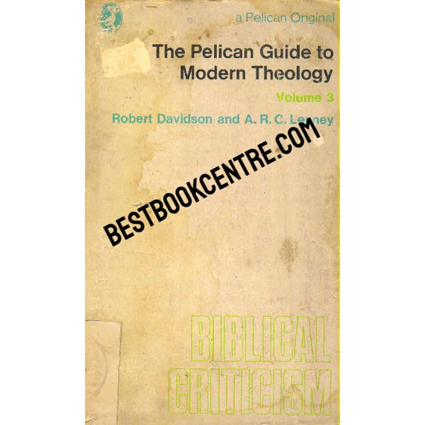 The Pelican Guide to Modern Theology volume 1 and 3