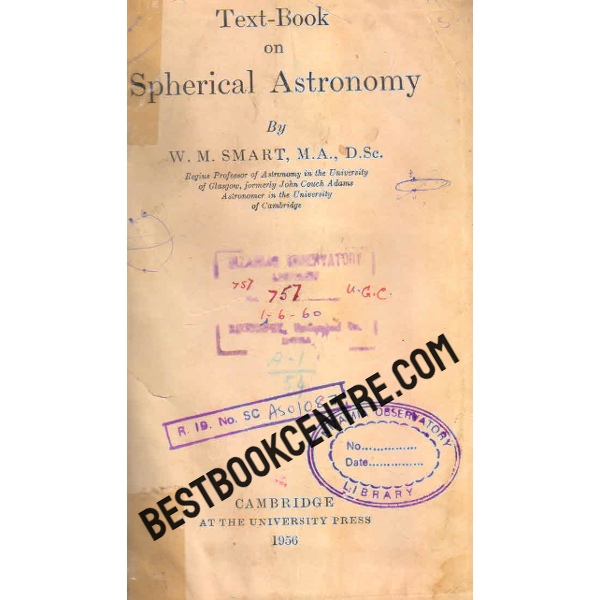 text book on spherical astronomy