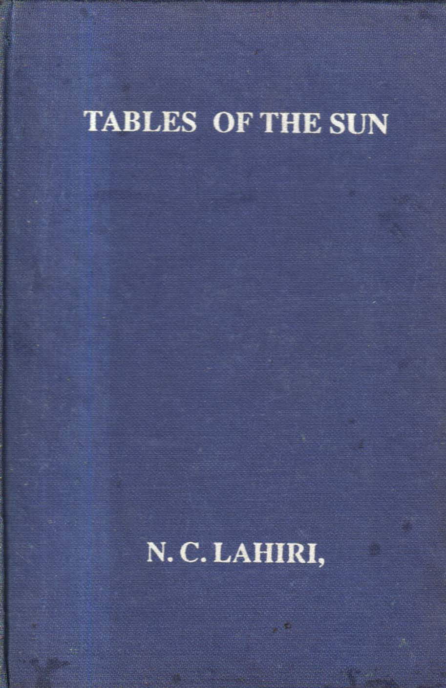 Tables of the Sun.