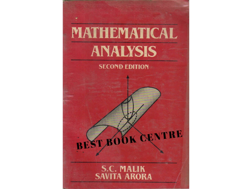 Mathematical Analysis Second Edition 