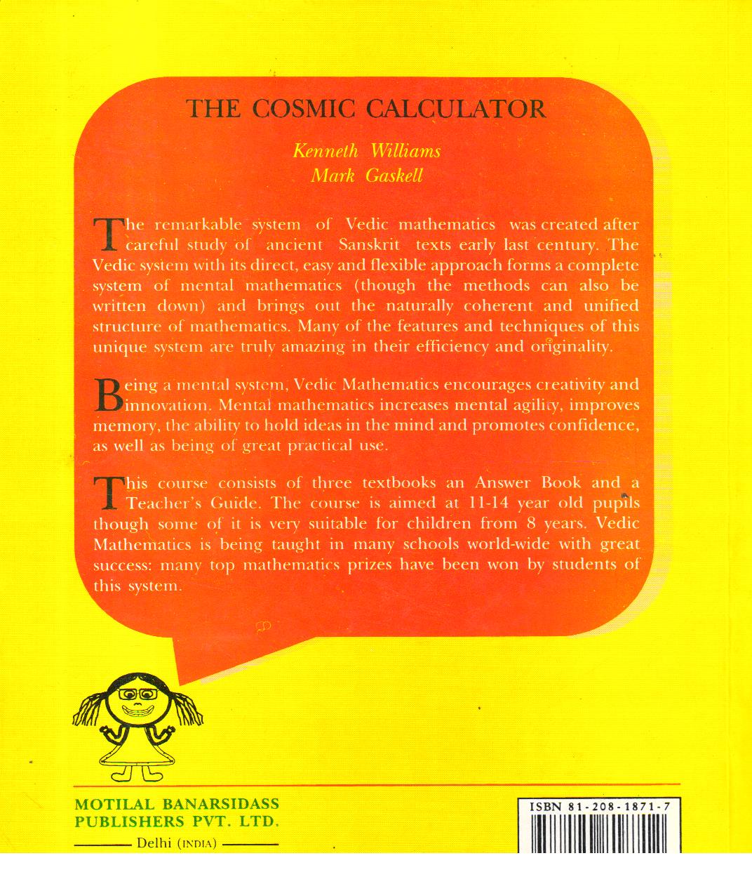 Teachers Guide the Cosmic Calculater.
