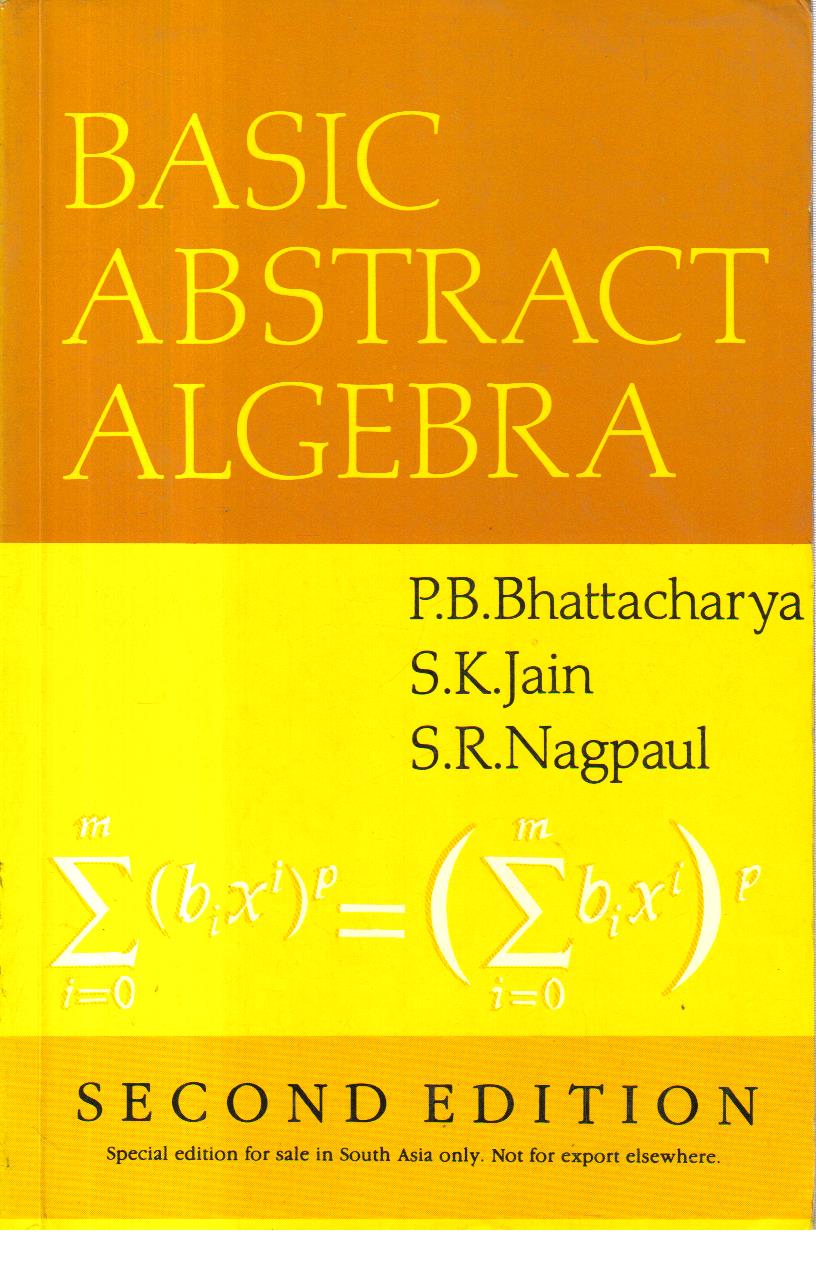 Basic Abstract Algebra.