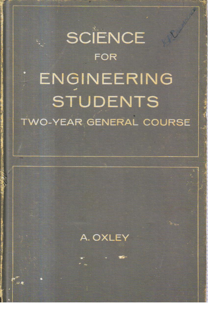 Science for Engineering Students 1st edition