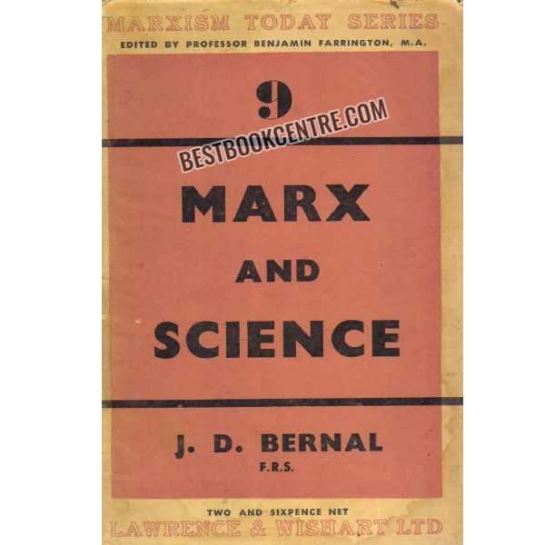 Marx and science 1st ediiton