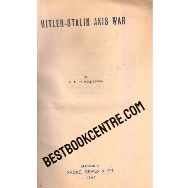 hitler stalin axis war 1st edition