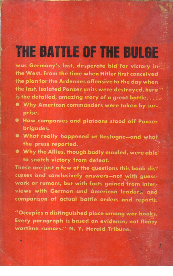 The Battle of the Bulge.