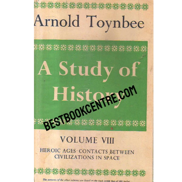 a study of history abridgement of volumes 1 to 5, 8 and 12 (4 books set)