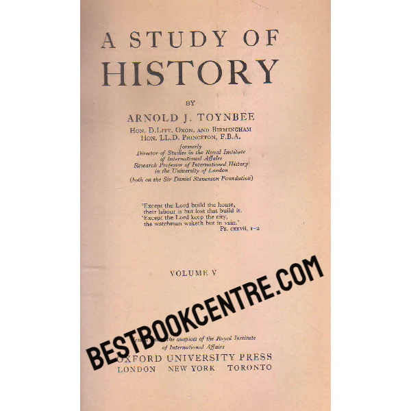 a study of history abridgement of volumes 1 to 5, 8 and 12 (4 books set)